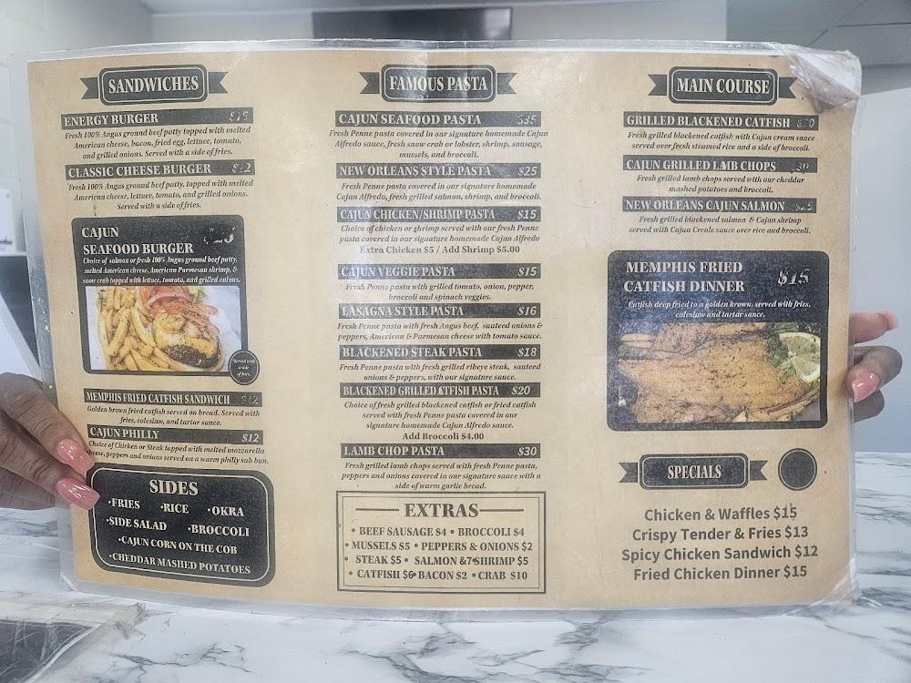 Energy Famous Pasta Restaurant Menu image 2